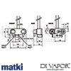 Matki Swadling 2 2220 Absolute2 Classic Single Outlet Exposed Shower Valve Dimensions